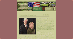 Desktop Screenshot of magnoliafunerals.com